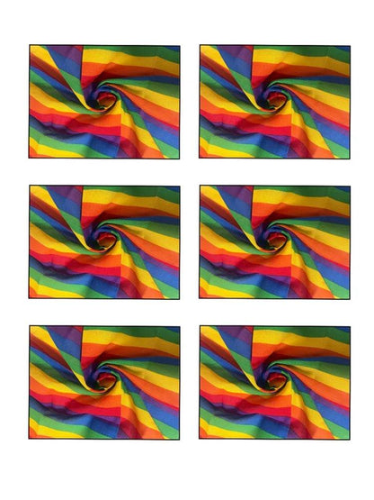 Deluxe Pride Fancy Dress Accessories – Rainbow Bandana - thefancydress.co.uk