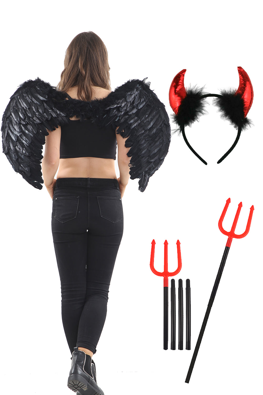 Devil Horns Black Angel Outfit Devils Costume Thefancydress co uk devil-horns-black-angel-outfit-devils-costume-thefancydress-co-uk