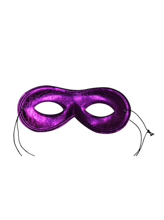 Ladies Domino Shape Theme Party Festival Cloth Eye Mask purple