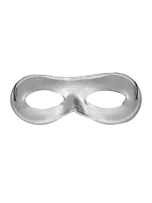 Ladies Domino Shape Theme Party Festival Cloth Eye Mask silver