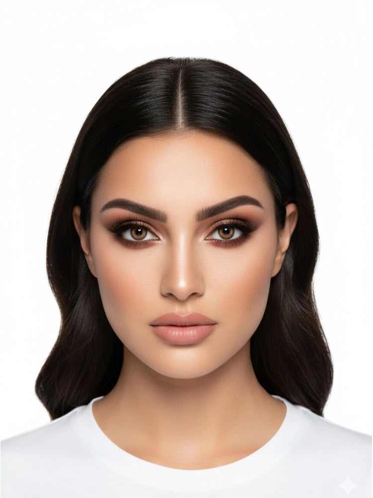 Eyes Three Tone Brown Lenses