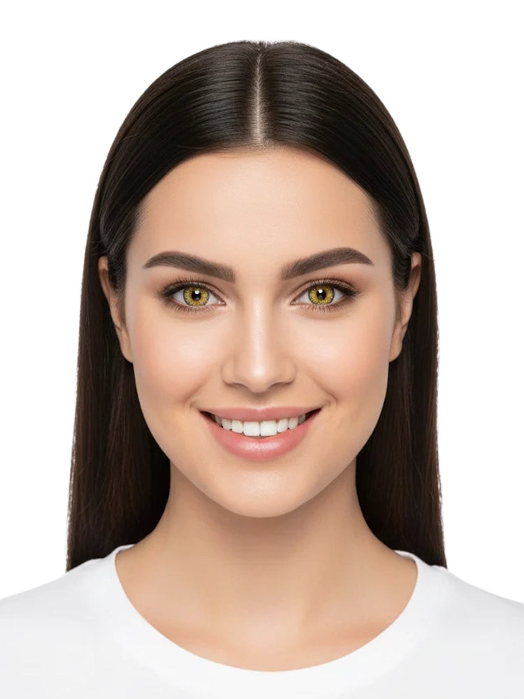 Eyes Three Tone Jade Green Lenses