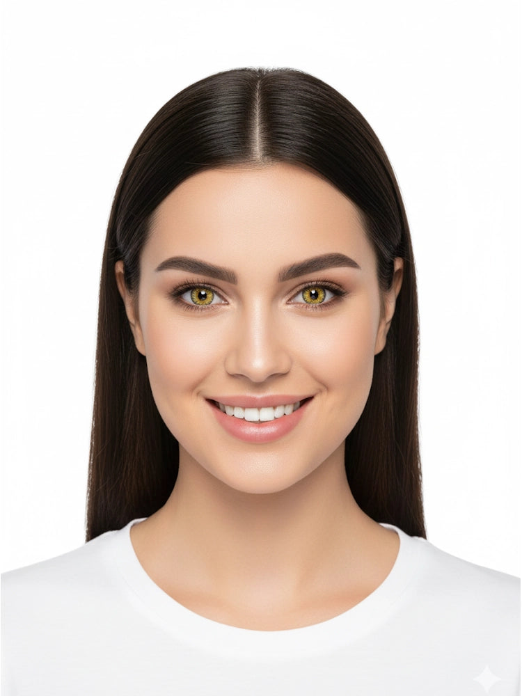 Eyes Three Tone Jade Green Lenses