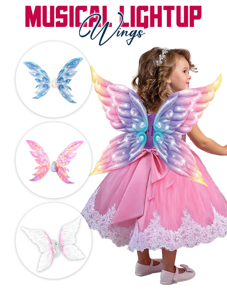 Musical Lightup Moving Butterfly Wings