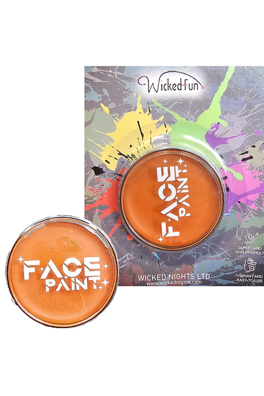 Halloween Clown Makeup Kit Black Face Body Paint orange