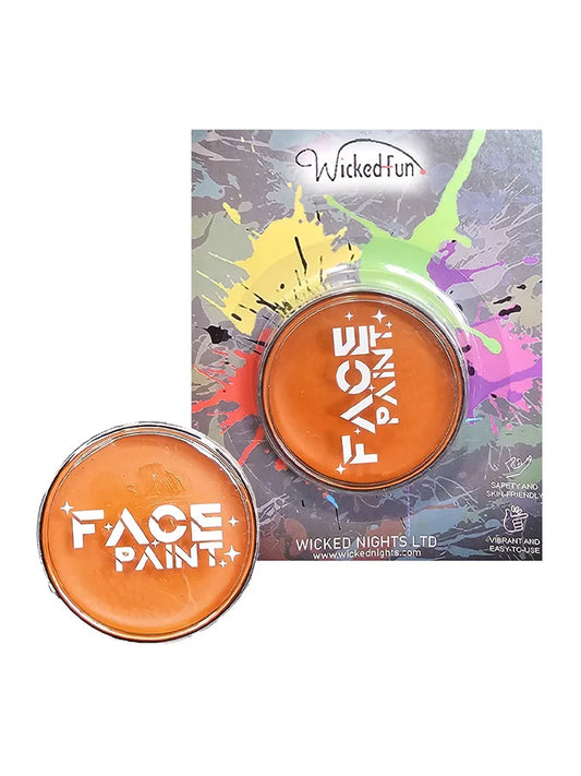 Halloween Clown Face & Body Makeup Paint Kit orange