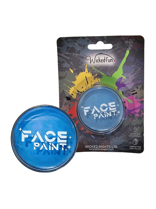 Halloween Clown Face & Body Makeup Paint Kit turquoise