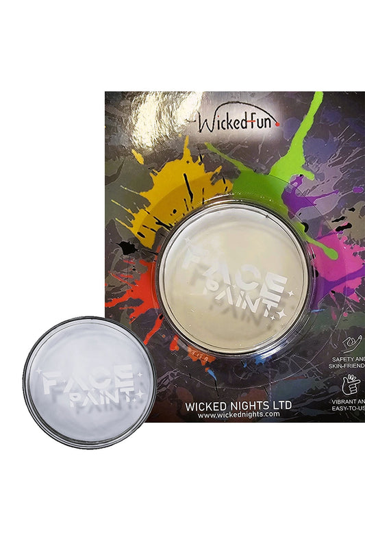 Halloween Clown Makeup Kit Black Face Body Paint white