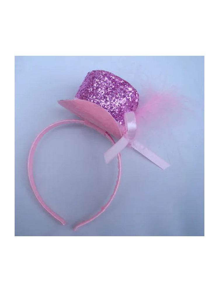 Fascinator Hat With Alice Band - thefancydress.co.uk