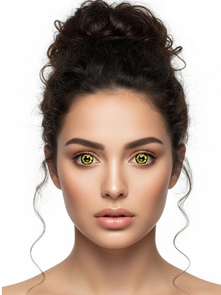 Fashion Lenses Explosion Yellow