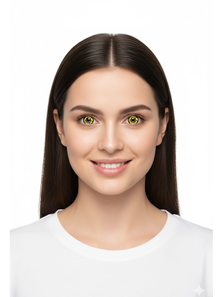 Fashion Lenses Explosion Yellow