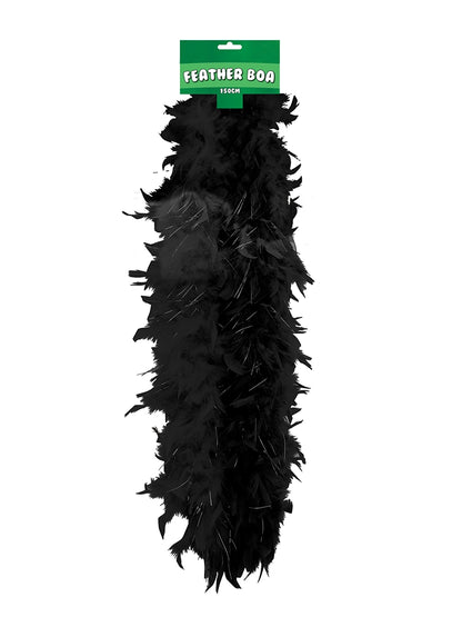 Feather Boa 150cm Black