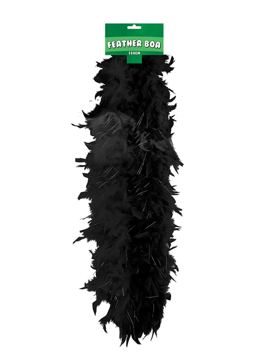 Feather Boa 150cm Black