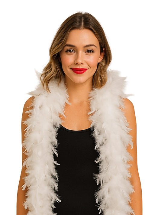 Feather Boa 150cm White