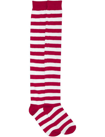 Festive Christmas Thigh-High Socks for Women and Girls