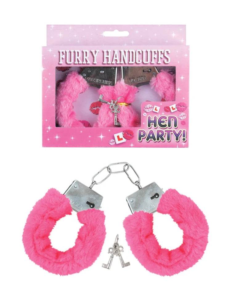 Furry Soft and Stylish Handcuffs - thefancydress.co.uk
