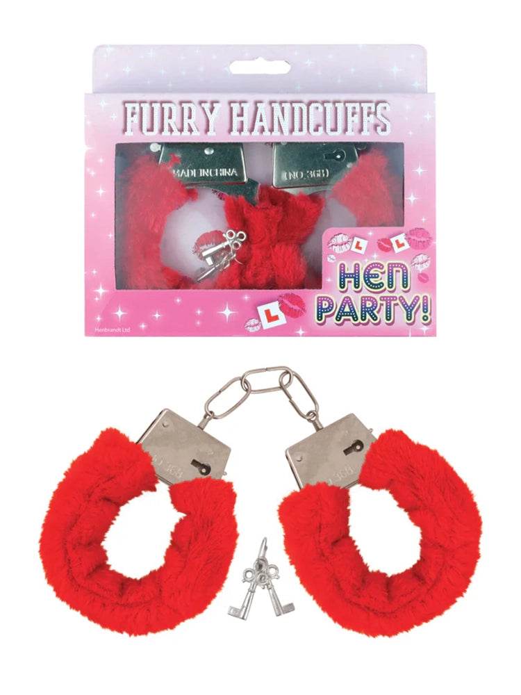 Furry Soft and Stylish Handcuffs - thefancydress.co.uk