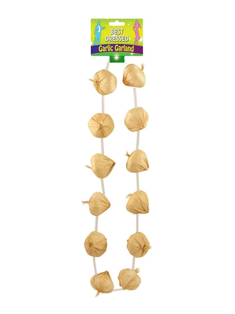 Garlic Garland Necklace - thefancydress.co.uk