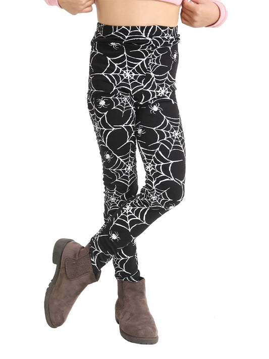 Girl Spider Printed Leggings