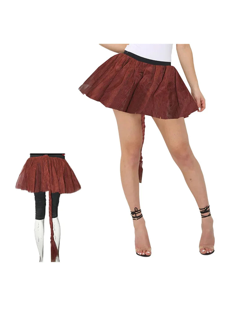 Girls' 3-Layer Tutu Skirt brown