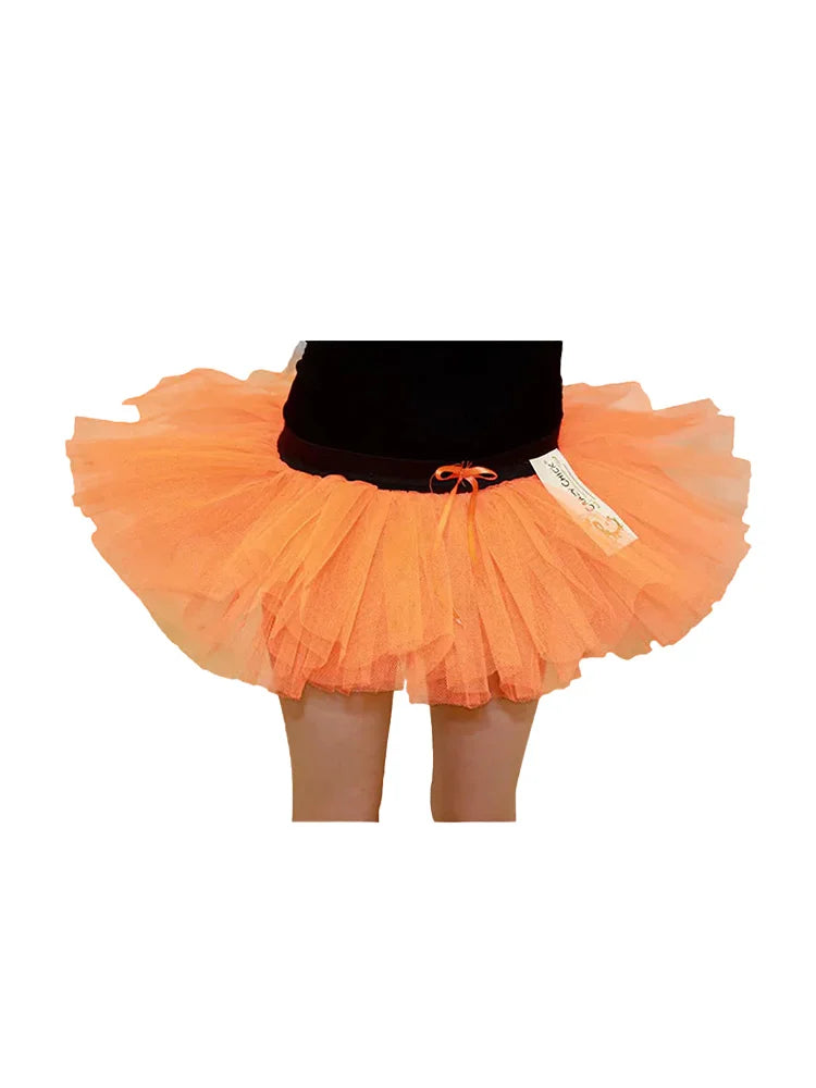 Girls' 3-Layer Tutu Skirt orange