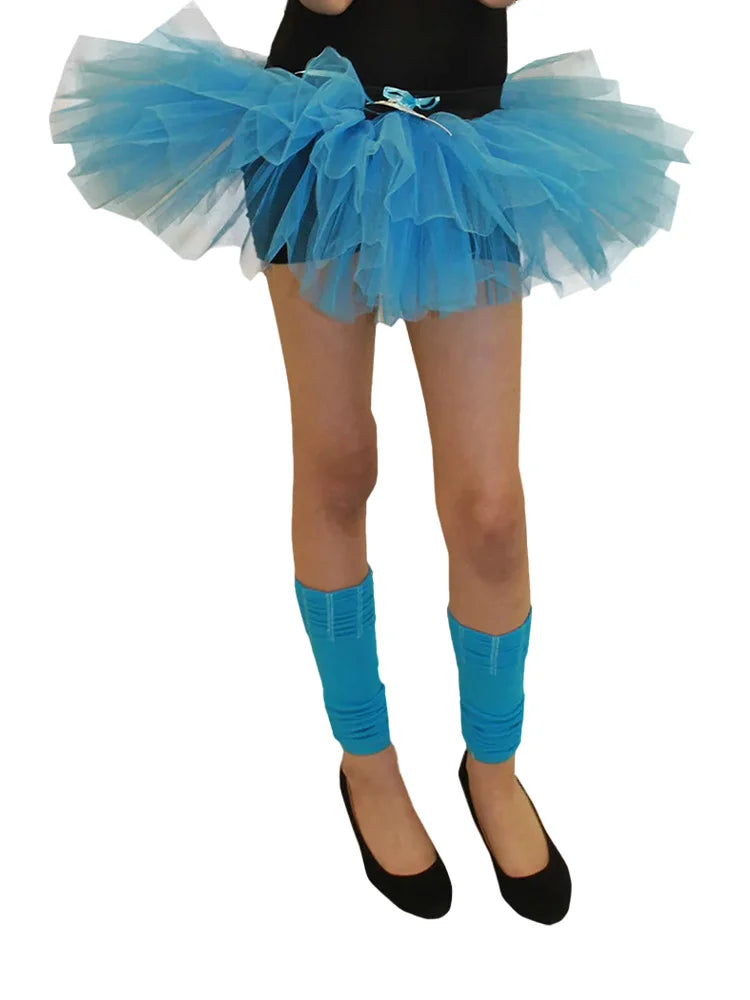 Girls' 3-Layer Tutu Skirt turquoise