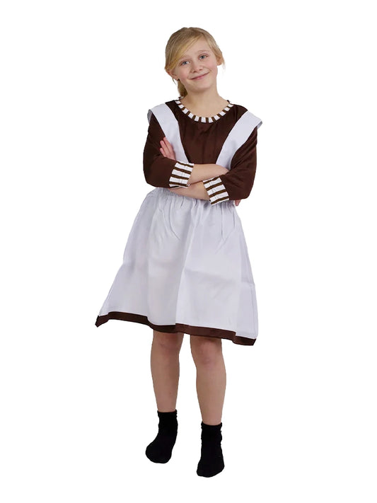 Girl's Factory Worker Costume