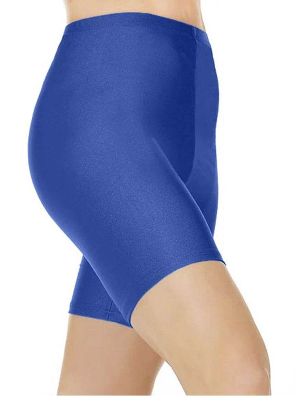 Girl's Nylon Super Stretchy Active Casual Wear Cycling Shorts - thefancydress.co.uk