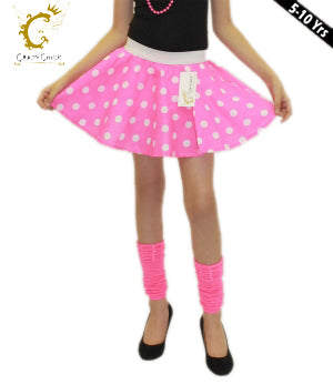 Crazy Chick Girl  Polka dot skirt