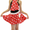 Crazy Chick Girl  Polka dot skirt