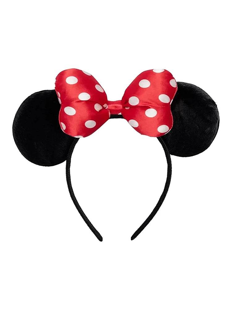 Girls 3Pcs Minnie Mouse Costume Set (5-10 Years) - thefancydress.co.uk