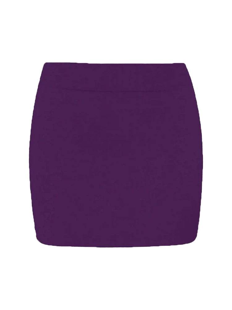 Girls Casual Stretchy Pencil Mini Skirt - thefancydress.co.uk