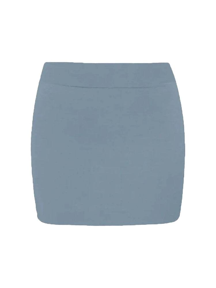 Girls Casual Stretchy Pencil Mini Skirt - thefancydress.co.uk