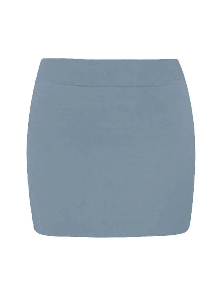 Girls Casual Stretchy Pencil Mini Skirt - thefancydress.co.uk