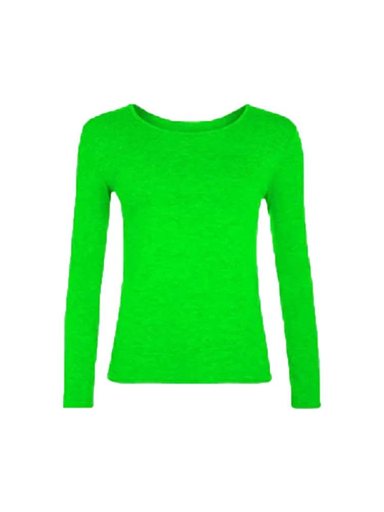 Girls Plain Long Sleeve T-Shirts - thefancydress.co.uk
