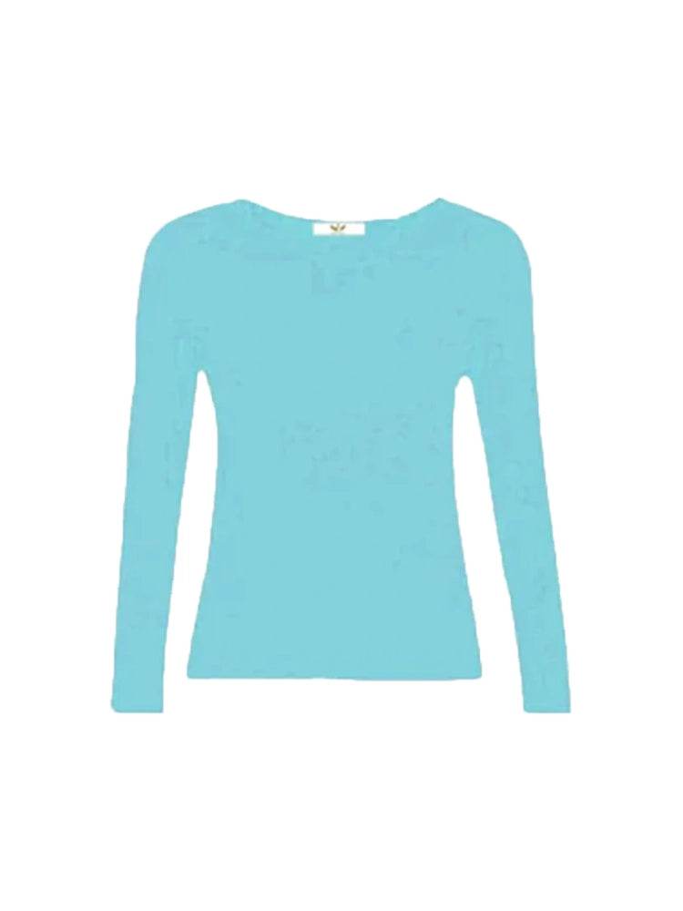 Girls Plain Long Sleeve T-Shirts - thefancydress.co.uk