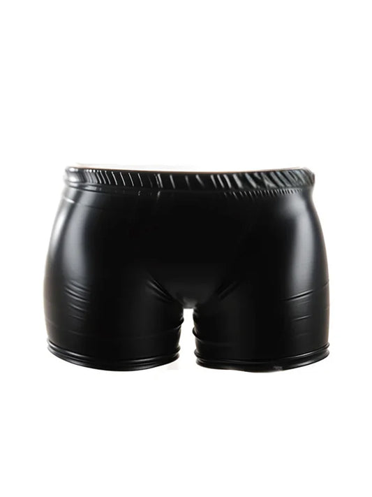 Girls Shiny Metallic Short Pants black