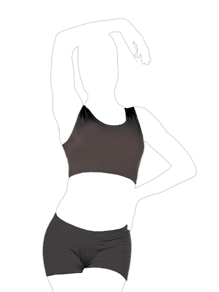Girls Sleeveless Crop Top - thefancydress.co.uk