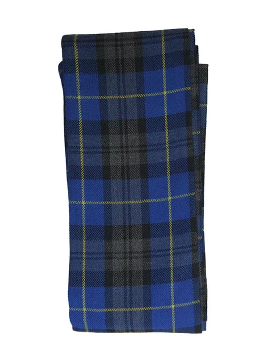 Girls Tartan Scarf blue