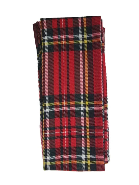 Girls Tartan Scarf red