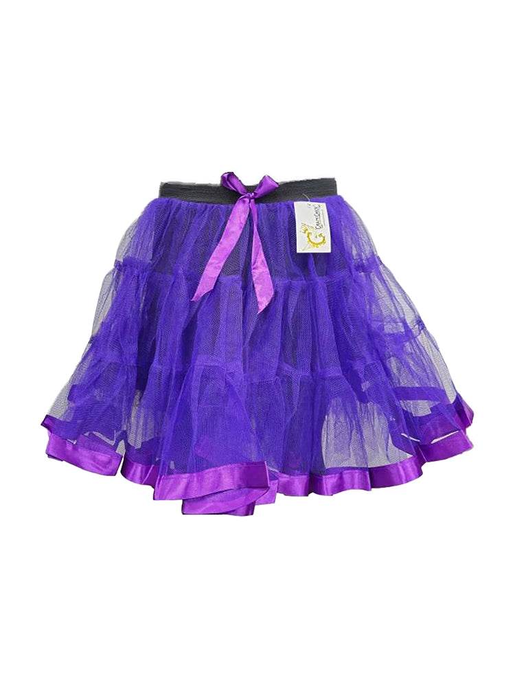 Girls 2 Layer Petticoat Tutu Skirt - thefancydress.co.uk