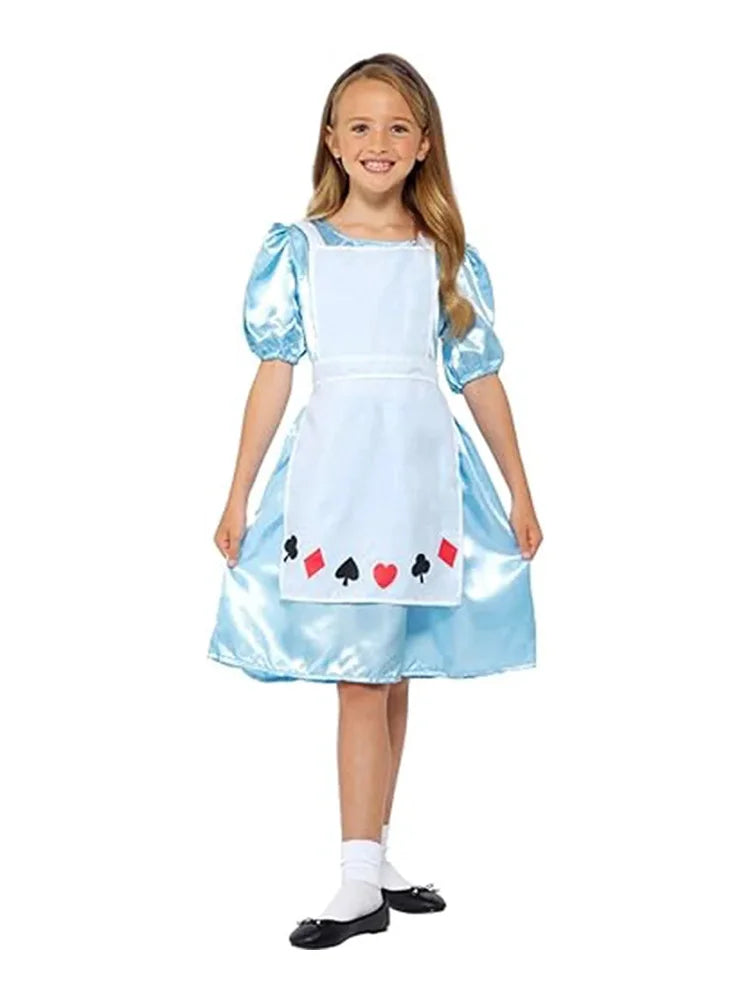 Girls Alice In Wonderland Costume front