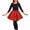 Crazy Chick Girl  Polka dot skirt