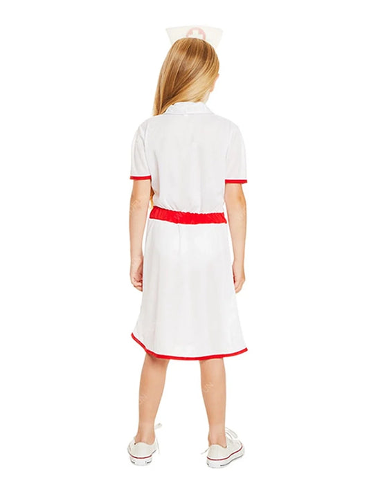 Girls Nurse Costume back
