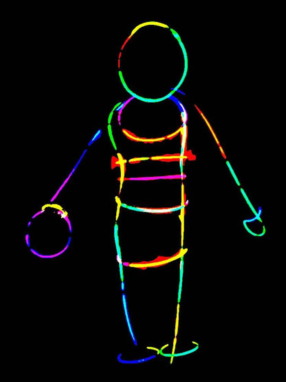 Glow In The Dark Glow Sticks (15 Sticks) - thefancydress.co.uk
