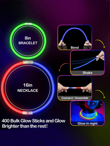 Glow Stick Bracelets (24 Pcs)