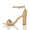 Ladies Block High Heel Ankle Strap Peep Toe Strappy Sandals