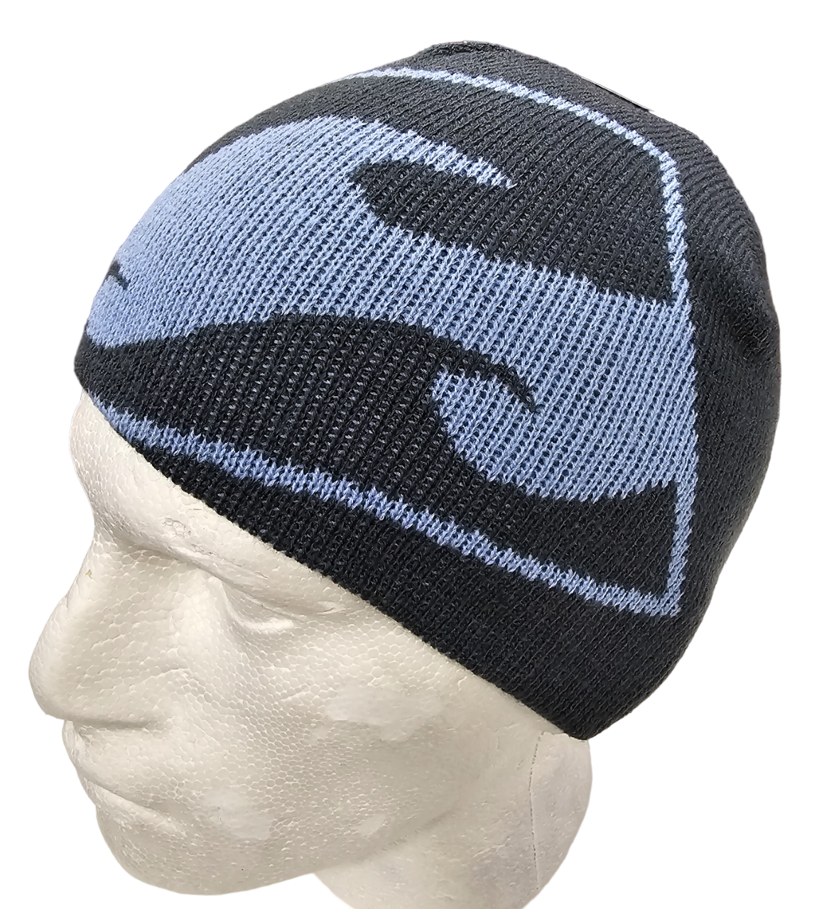 Grey & Blue Hat