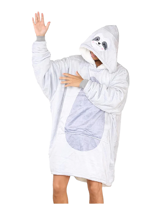 Grey Sloth Hoodie