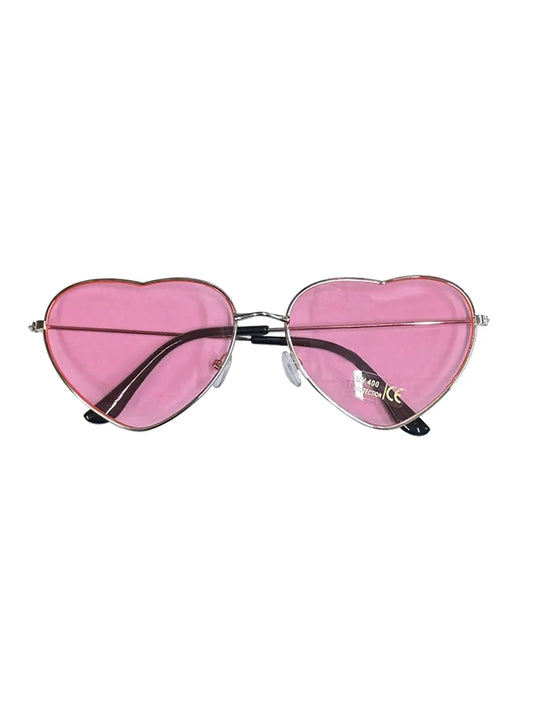 Men & Women Love Heart Shaped Sunglasses pink